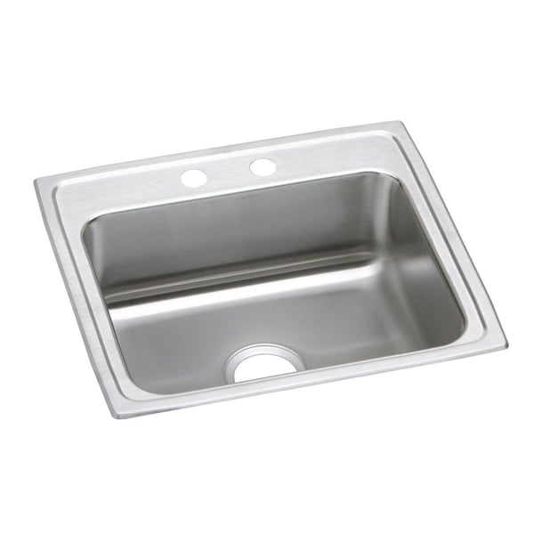 Lustertone Stainless Steel 22 X 19-1/2 X 4 Single Bowl Top Mount Ada Sink